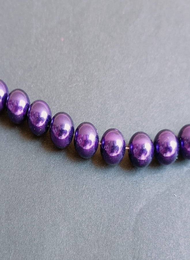 RITIKA CRAFT Plastic 12MM Beads/moti for Jewellery Making/Craftwork/Decorations 100pcs (Violet) - Image 2